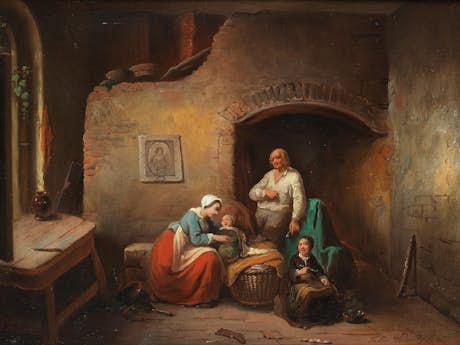 Félix Vanden Eycken, Maler des 19. Jahrhunderts